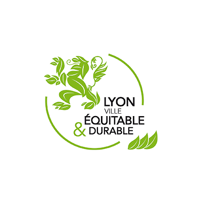 Lyon fair and sustainable city logo